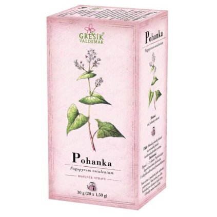 Pohanka bylinný porcovaný čaj 30g GREŠÍK