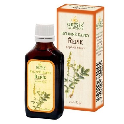 Řepík kapky 50ml GREŠÍK
