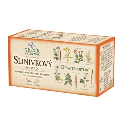 Slinivkový bylinný porcovaný čaj 30g GREŠÍK