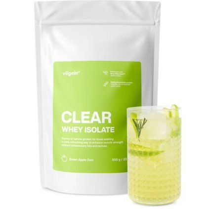 Vilgain Clear Whey Isolate Green apple zest 500 g