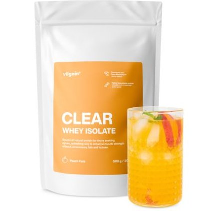 Vilgain Clear Whey Isolate Peach fuzz 500 g