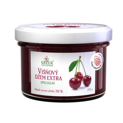 Višňový džem extra Speciální 220g GREŠÍK