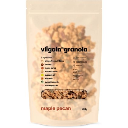 Vilgain Granola javorový sirup a pekany 400 g