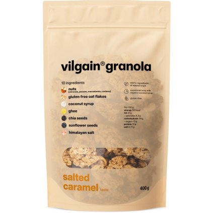 Vilgain Granola slaný karamel 400 g
