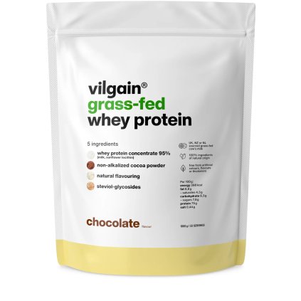 Vilgain Grass-Fed Whey Protein čokoláda 1000 g