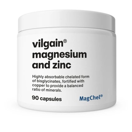 Vilgain Hořčík a zinek 90 kapslí