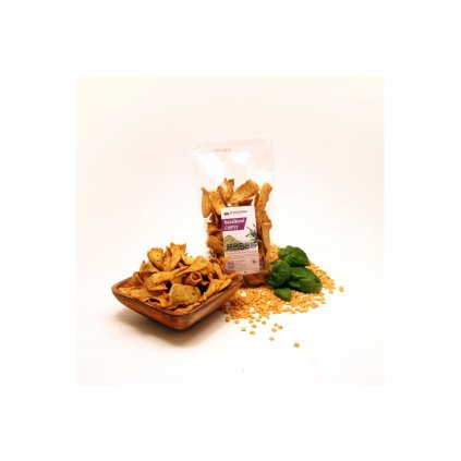 Chipsy - bazalka - VEGAN - Damodara 150g