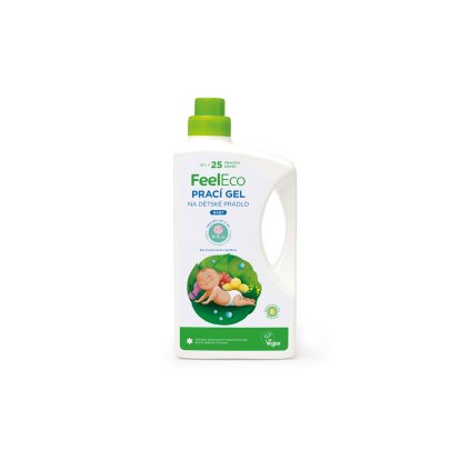 Prací gel na dětské prádlo - vegan - Feel Eco 1500ml