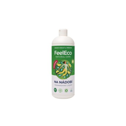 Prostředek na mytí nádobí - citron - vegan - Feel Eco 1000ml
