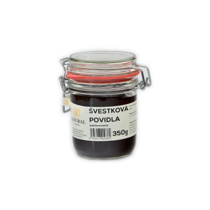 Švestková povidla - bez přidaného cukru - Natural 350g