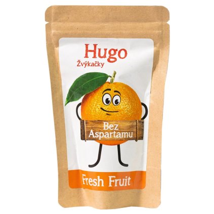 Žvýkačky Fresh Fruit bez aspartamu - Hugo 42g