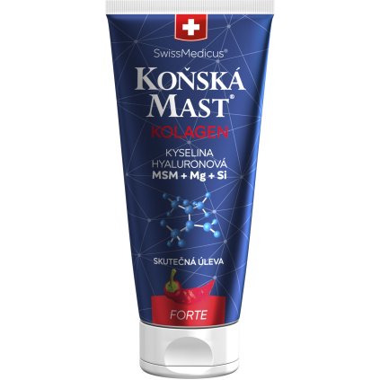 Swissmedicus Koňská Mast® s mořským kolagenem forte hřejivá - 200 ml