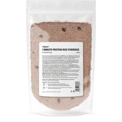 1538 vilgain minutova proteinova ryzova kase chocolate chip 400 g