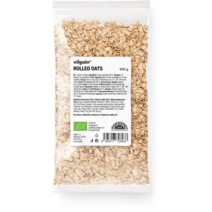 Vilgain Ovesné vločky BIO 500 g