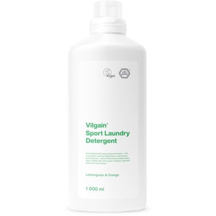 Vilgain Prací gel na sportovní prádlo citronová tráva s pomerančem 1000 ml