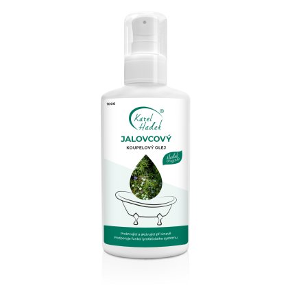 Karel Hadek Koupelový olej JALOVCOVÝ pro látkovou výměnu 100 ml