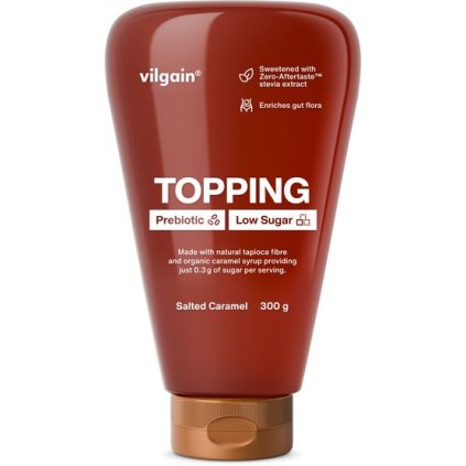 3302 vilgain prebiotic topping low sugar slany karamel 300 g