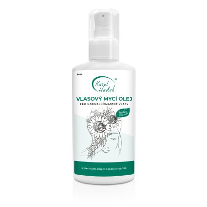 Karel Hadek VLASOVÝ MYCÍ OLEJ pro mastné a normální vlasy 100 ml