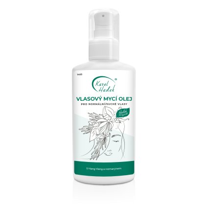 Karel Hadek VLASOVÝ MYCÍ OLEJ pro normální a suché vlasy 100 ml
