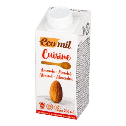 BIO Krém mandlový na vaření 9 % tuku 200 ml ECOMIL