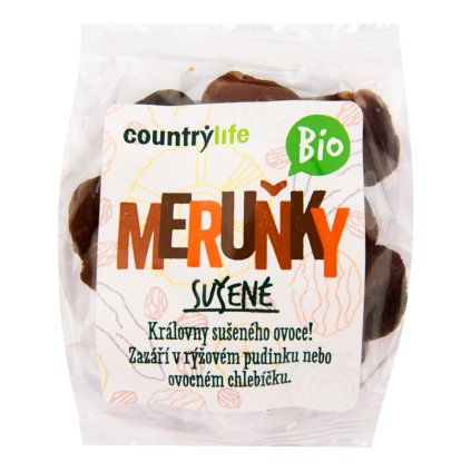 BIO Meruňky sušené 100 g COUNTRY LIFE