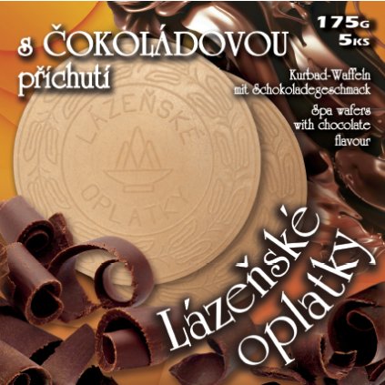 Lázeňské oplatky s čokoládovou příchutí 175g
