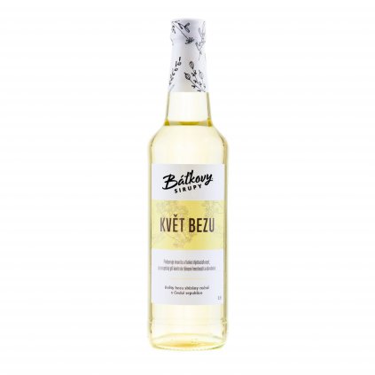 Bezový sirup 500ml Baťkovi Sirupy