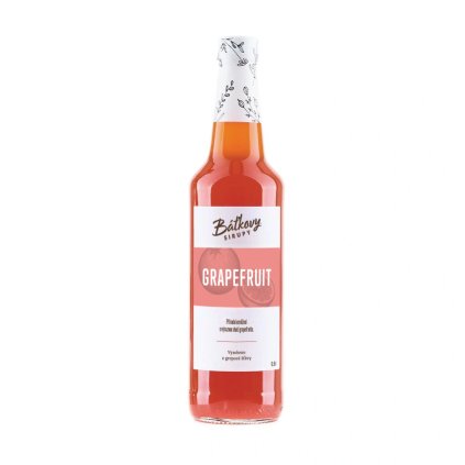 Grapefruitový sirup 500ml Baťkovy Sirupy