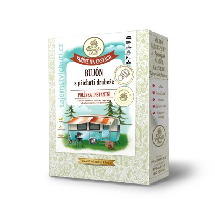 Bujón s příchutí drůbeže instantní polévka 84g | 7 porcí Tajemství chuti