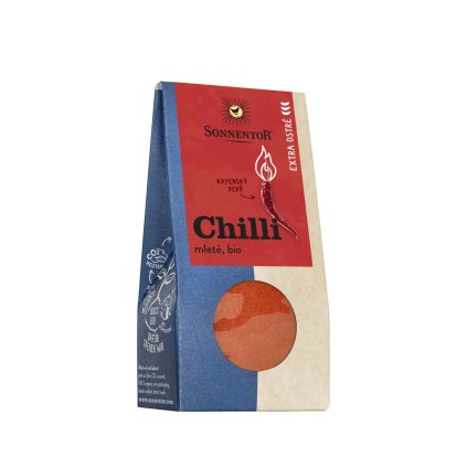 Sonnentor Chilli bio extra ostré, mleté 40g (Kayenský pepř)
