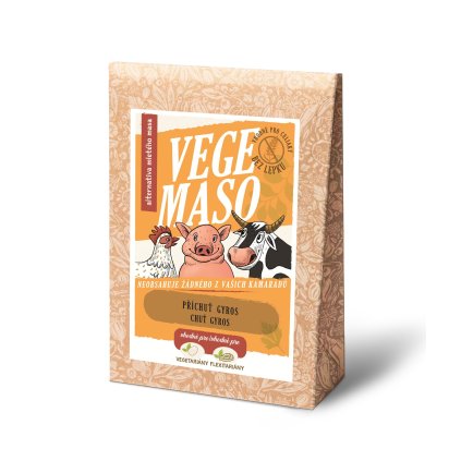 Vege maso s příchutí Gyros 100g Tajemství chuti