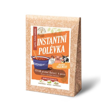 Vývar příchuť kuřecí bez lepku 48g | 4 porce Tajemství chuti