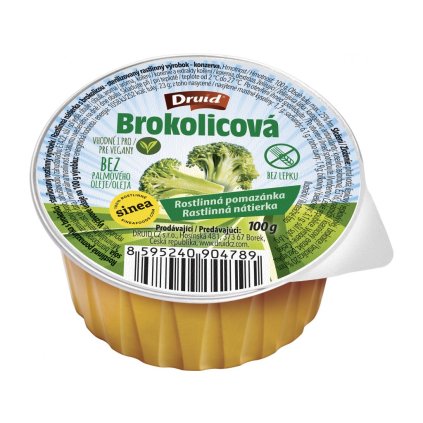 Vegetariánská pomazánka s brokolicí DRUID 100g
