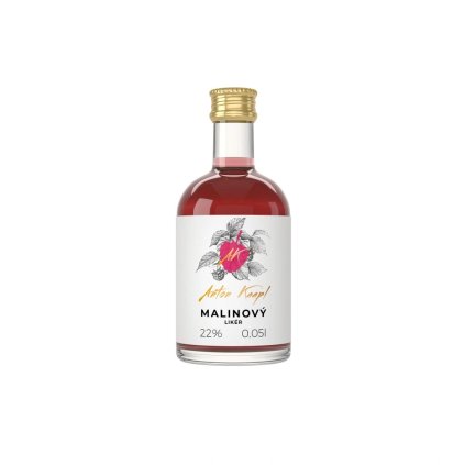 Anton Kaapl MALINOVÝ LIKÉR 22% 50ml