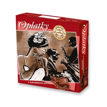 Oplatky s čokoládovou příchutí 85g HOŘICKÉ TRUBIČKY