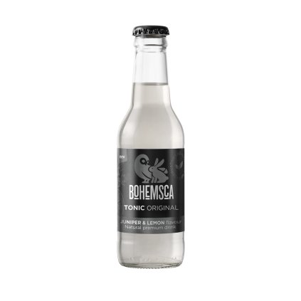 Bohemsca Tonik ORIGINAL Příchuť JALOVEC & CITRON 200 ml (sklo)