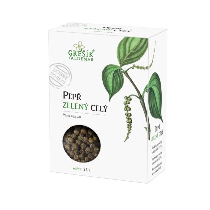 Pepř zelený celý 25g GREŠÍK