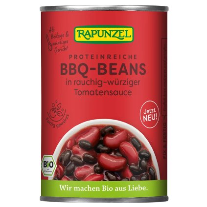 Bio zmes fazule sterilovaná Barbecue RAPUNZEL 400 g
