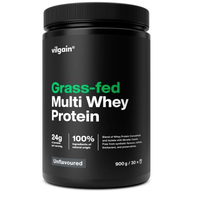 Vilgain Grass-Fed Multi Whey Protein bez příchutě 900g