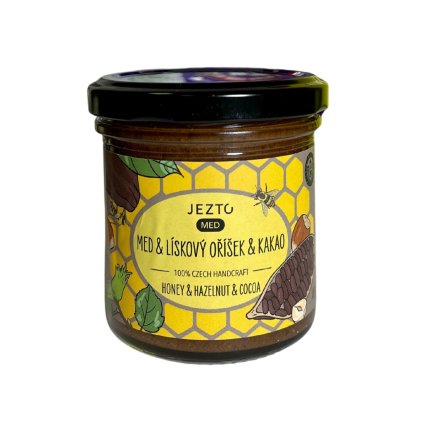 Med & Lískový oříšek & Kakao 180 g