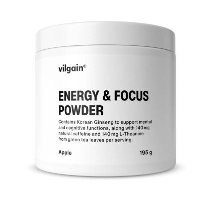 Vilgain Energy & Focus Powder Jablko 195g