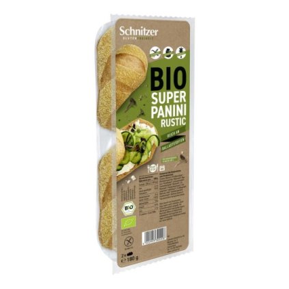 Panini rustikální bezlepkové 180 g BIO SCHNITZER