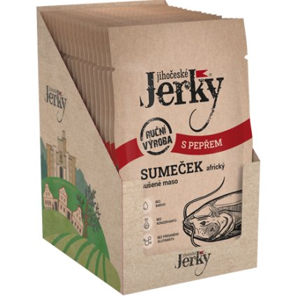 Sumeček s pepřem 15gx15 Jihočeský Jerky