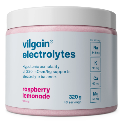 Vilgain Elektrolyty malinová limonáda 320g