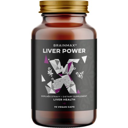 BrainMax Liver Power, komplex pro normální činnost jater, 90 rostlinných kapslí