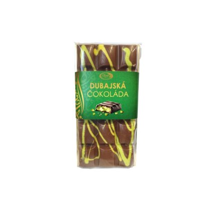 Luxusní dubajská čokoláda MLÉČNÁ - Kamila Chocolates 95g