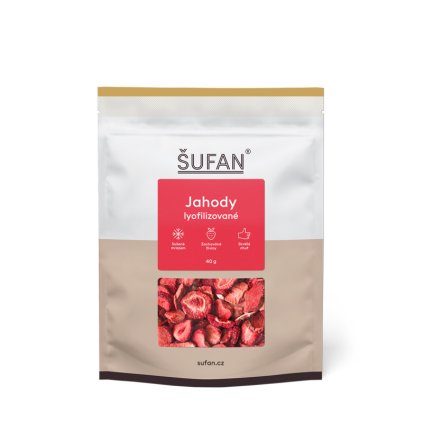 Jahody lyofilizované 40 g Šufan