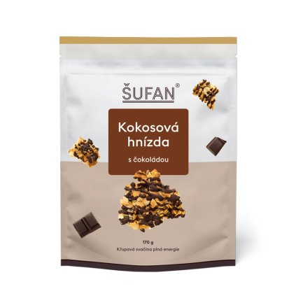 Kokosová hnízda s čokoládou 170 g Šufan
