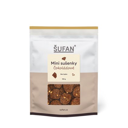 Mini sušenky Čokoládové 180 g Šufan