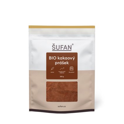 BIO Kakaový prášek 250 g Šufan